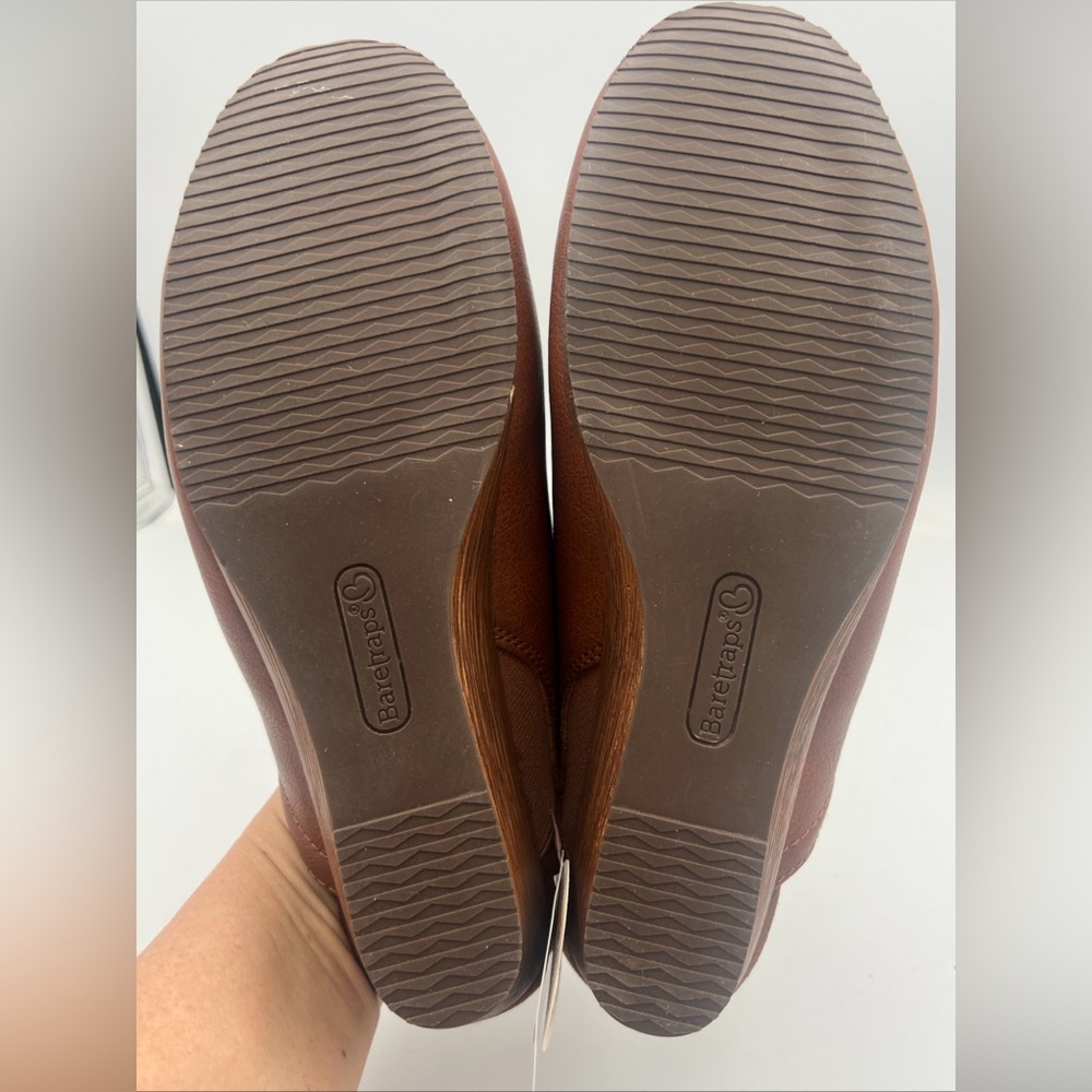 Baretraps Lilibet Mules Women’s Size 8.5M Cognac Brown Ultra Comfort Slides NWT - Picture 10 of 11
